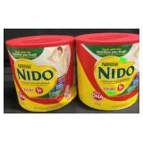 2 Nido toddler milk 4.85lb cans