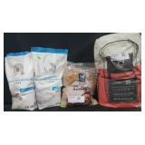 2 5lb bags king Arthur flour. Cane light brown