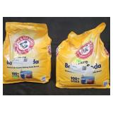 2- Arm and Hammer baking soda 13.5lb each