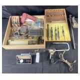 Group of measuring devices, squares, vintage