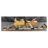 5 antique wood planes, Stanley #49, #180 and more