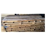 Group of premium wood slabs, 98'-120' long