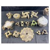 Group of router cutting heads