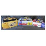 3 die-cast NASCAR collectible cars, Jeff Gordon