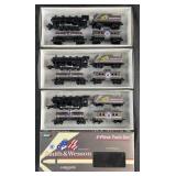 3 NIB Smith & Wesson 44 Magnum 4-piece train sets