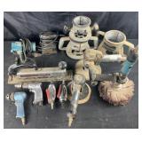 Group of pneumatic & electric tools, sanders,