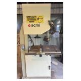 SCMI model SC800 bandsaw with Zefyr guide wheel,