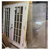 Jeld Wen swinging door and double pane window,