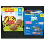 34pk chewy dipps chocolate chip bars. Kelloggs