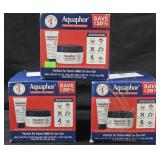 3- Aquaphor healing ointment 12.25oz each