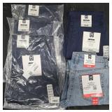 Men's size 30x32 pants and size 28x30 jeans. New