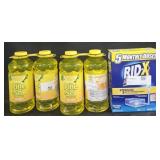 4- Pine Sol 60oz each. Rid-X 49oz