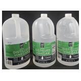 3- White Distilled Vinegar 1 gallon each