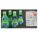 4- Scope mouthwash 33.8oz each. Colgate