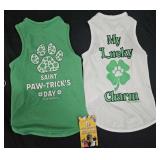 Dog shirts.  St. Patrick's Day themed