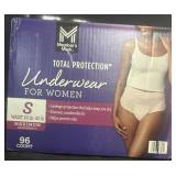 Total Protection underwear for women Small 96 ct