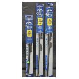 3- Peak Windshield wiper blades three sizes- 20',