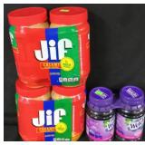 2pk Welch's grape jelly 30oz. 2 48oz jif creamy