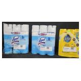 6- Lysol Disinfectant spray 19oz each. 3- Pledge