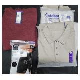 Men's size 2XL shirts and boxer briefs. New w/