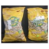 2- Hampton Farms unsalted roasted peanuts 5lb