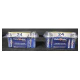 2- Rayovac AA Batteries 24 count each