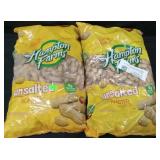 2 5lb Hampton farms unsalted peanuts