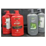 2- Old Spice Swagger body wash 34oz each. 2- Dove