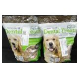 2 60oz dental treats for dogs