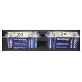 2- Rayovac AA Batteries 24 count each