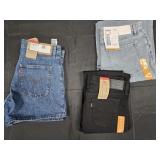 Women's size 14 Levi's denim shorts and size 12