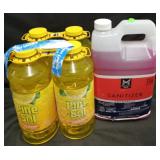 2 2pk 60oz pine sol lemon scent. Sanitizer
