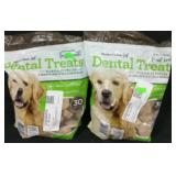 2 30ct dental dog treats 60oz