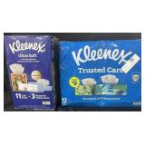 Kleenex 3-ply tissues 11 cube boxes & 3 snap and