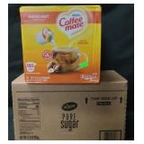 Hazelnut coffee mate 180ct. Njoy pure sugar 11lb
