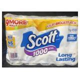 Scott 1-ply toilet paper 45 rolls