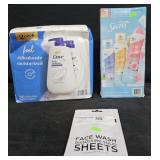 Dove body wash 2 pack 30oz. Secret spray