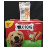 15lbs large milk bones 150 plus biscuits for