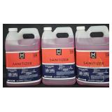 3- Sanitizer 1 gallon each
