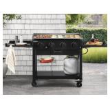 4-Burner Propane Gas Griddle w/ Cover