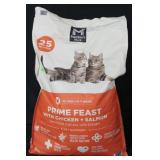 25lb prime feast chicken and salmon cat food