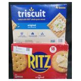 18 stacks ritz crackers original.  4 boxes