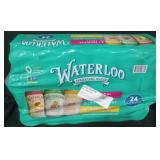 24pk waterloo sparkling water variety