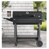 35' Barrel Charcoal Grill w/ Cover