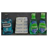 Listerine mouthwash 1.5L. Sensodyne toothpaste 5