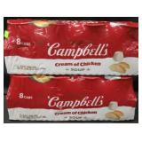 2 8pk cans Campbell's cream of chicken soup