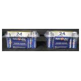 2- Rayovac AA Batteries 24 count each