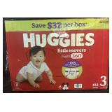 Huggies size 3 little moves 192ct