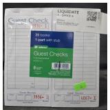 Guest Checks 20 books
