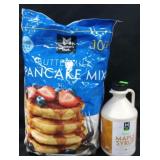 10lb Buttermilk pancake mix. 32oz maple syrup